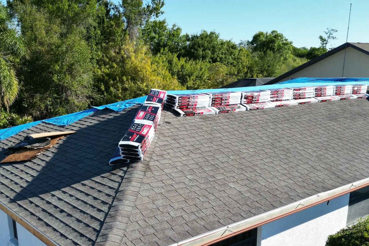 Vertical Builders roofing project